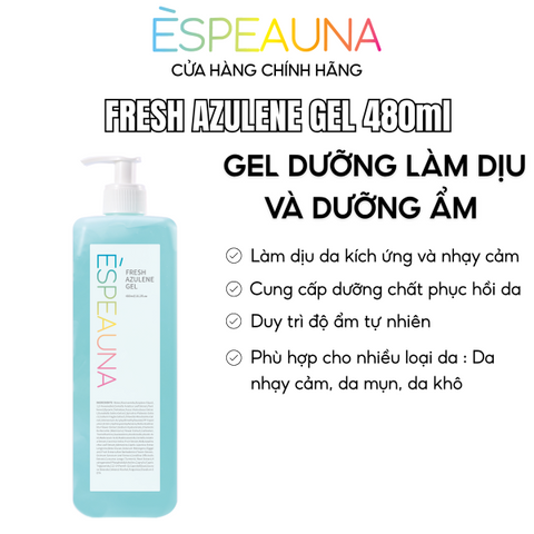 Espeauna Gel Làm Dịu Và Mát Da Azulene Gel