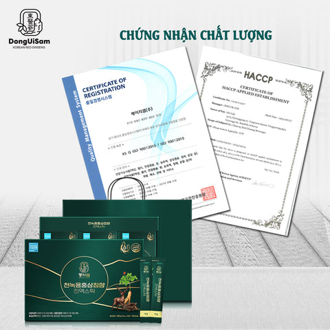 [Donguisam] Tinh Chất Sâm Núi Tự Nhiên Nhung Hươu Trầm Hương