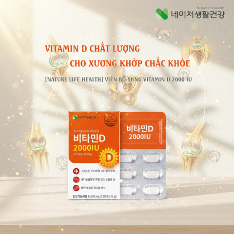 [Nature Life Health] Viên Uống Vitamin D