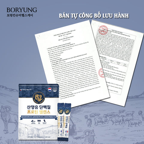 [Boryung] Bột Sữa Dê Núi Protein Balance - 100 Gói