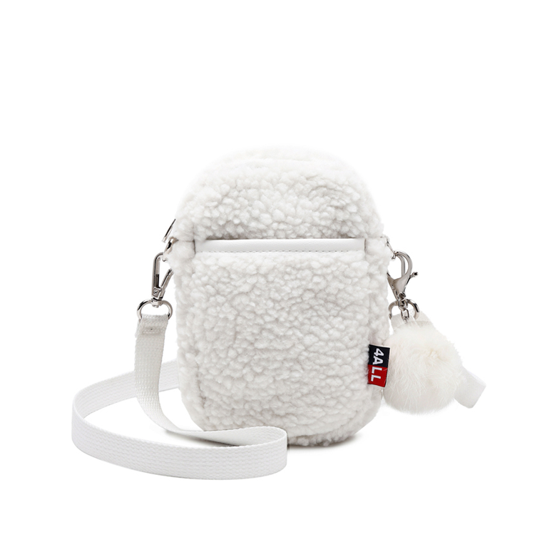 [4All] Túi Lông Cừu Dễ Thương Đựng Điện ThoạI Cho Nữ