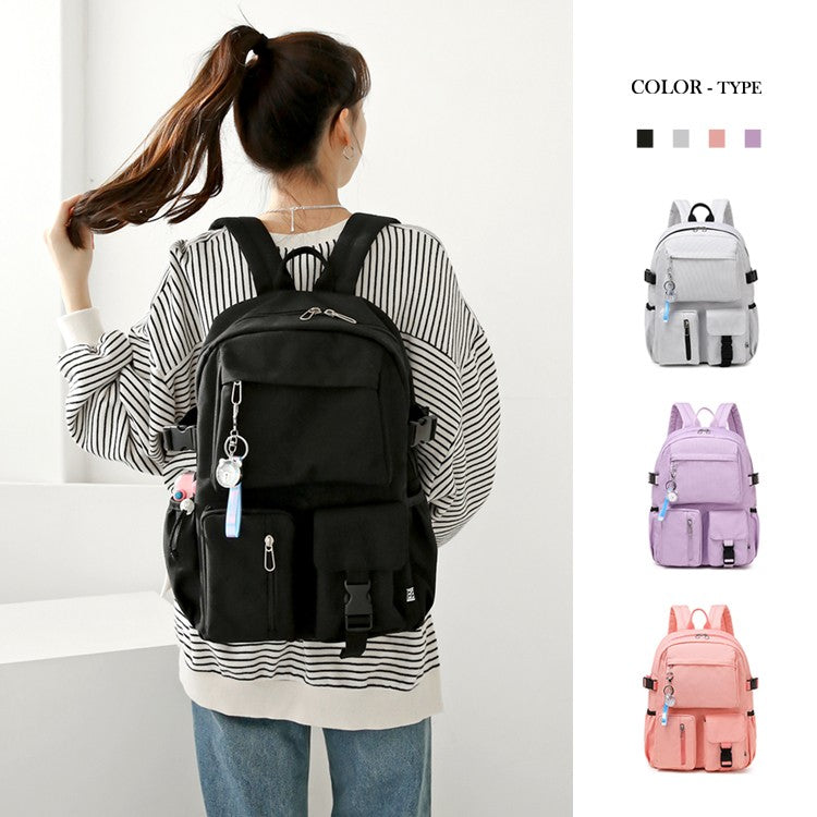 [4All] Ba Lô Học Sinh 3 Túi Cơ Bản Cho Nam Và Nữ